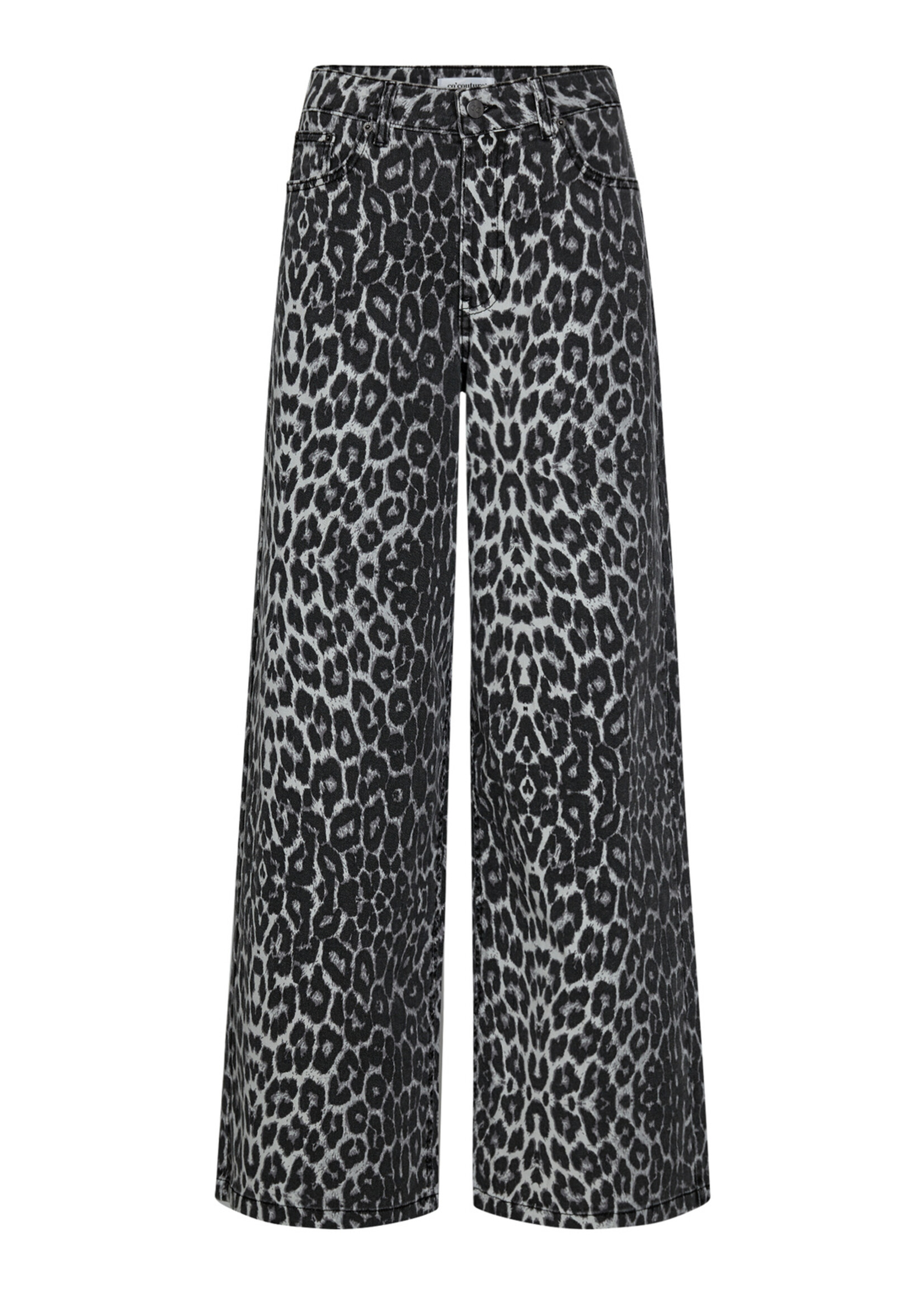 Co'Couture LeoCC Wide Long Pant - Dark Grey