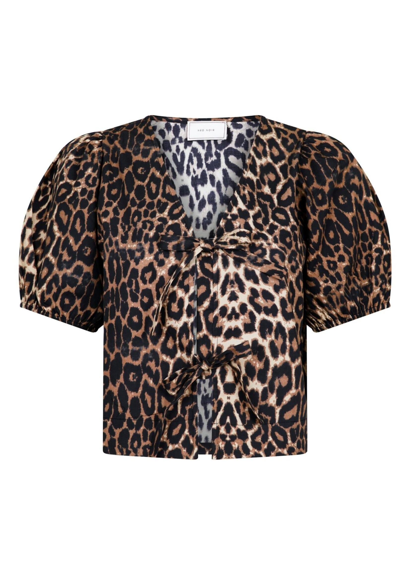 Neo Noir Bianca Leo Blouse - Leopard