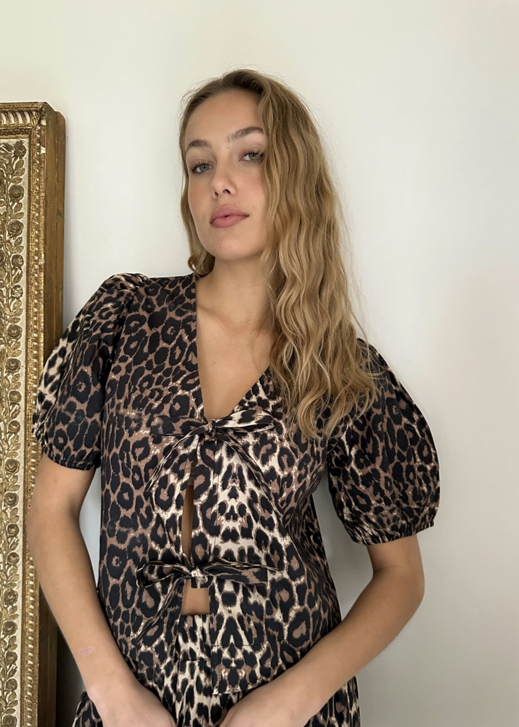 Neo Noir Bianca Leo Blouse - Leopard