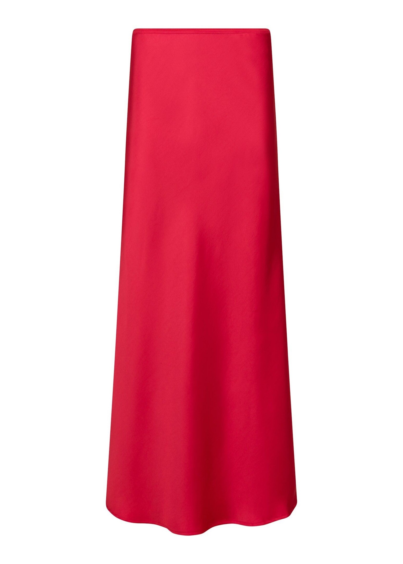 Neo Noir Vicky Heavy Sateen Skirt - Red