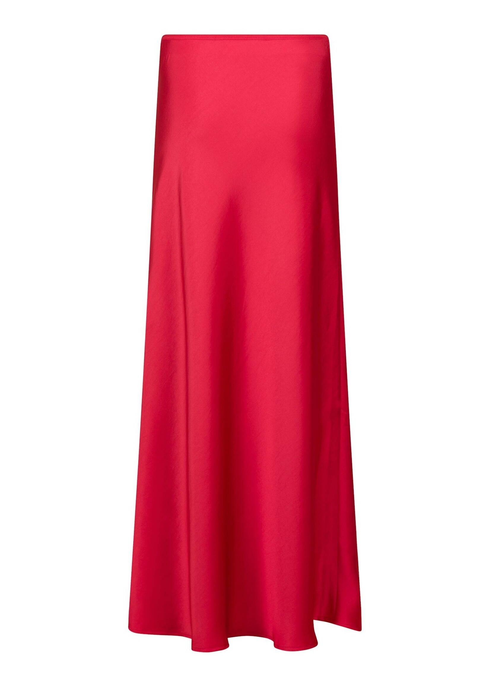 Neo Noir Vicky Heavy Sateen Skirt - Red