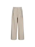 Co’Couture NancyCC Pleat Long Pant - Bone