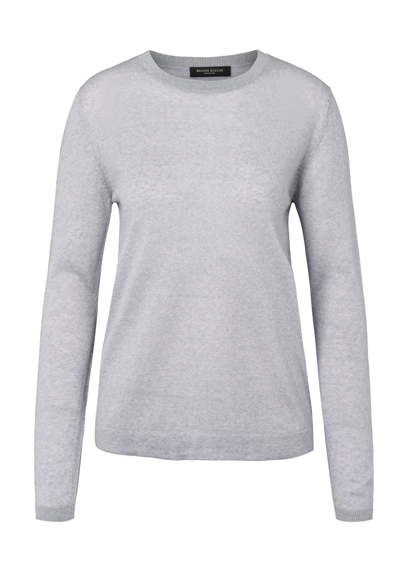 Bruuns Bazaar Charlene Round Neck knit - Light Grey