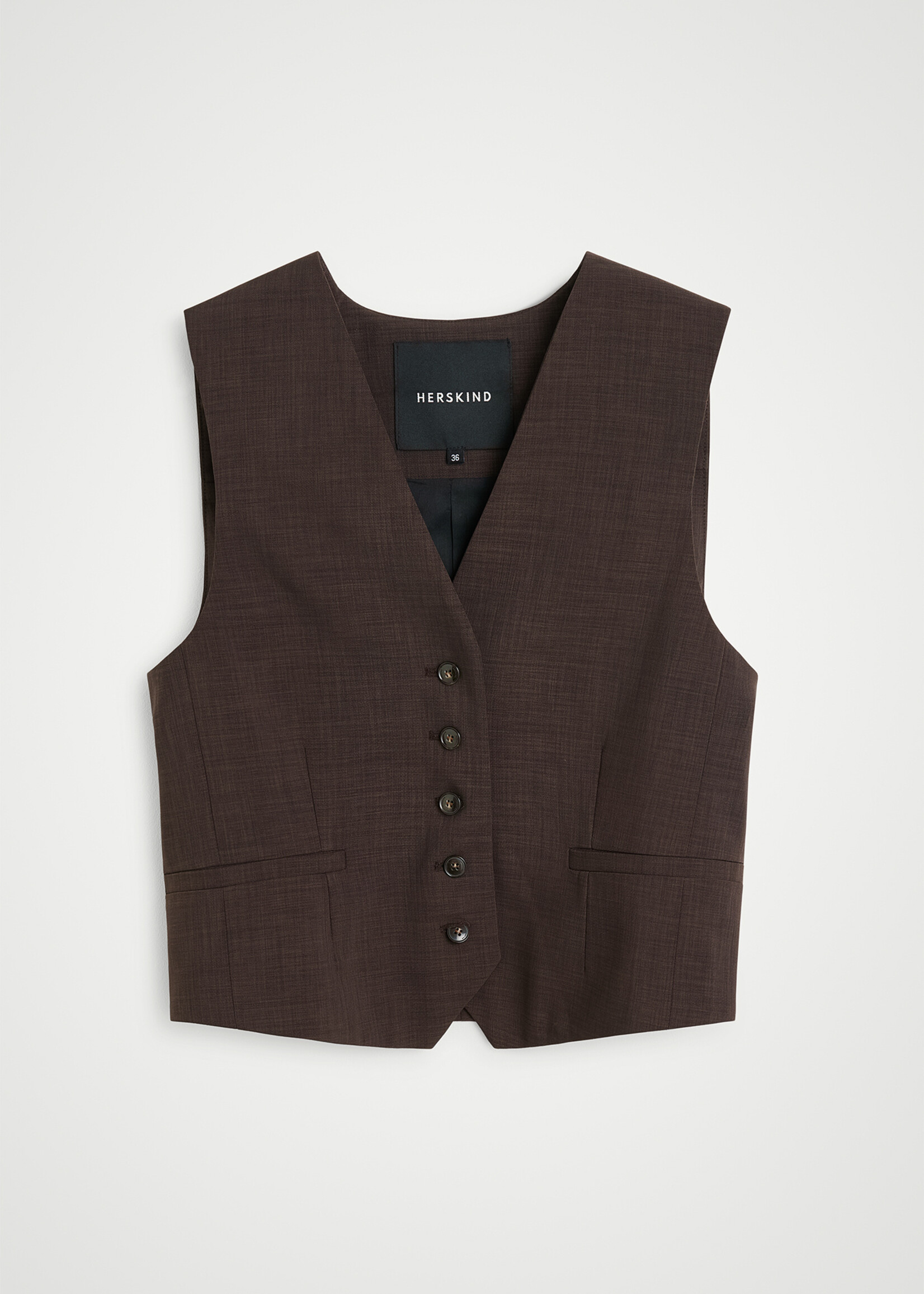 Herskind Mister Vest - Java Brown