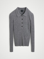 Herskind Cadee Blouse Merino Wool - Grey Melange