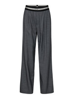 Co’Couture CocoCC Tailor Logo Long Pant - Grey Melange