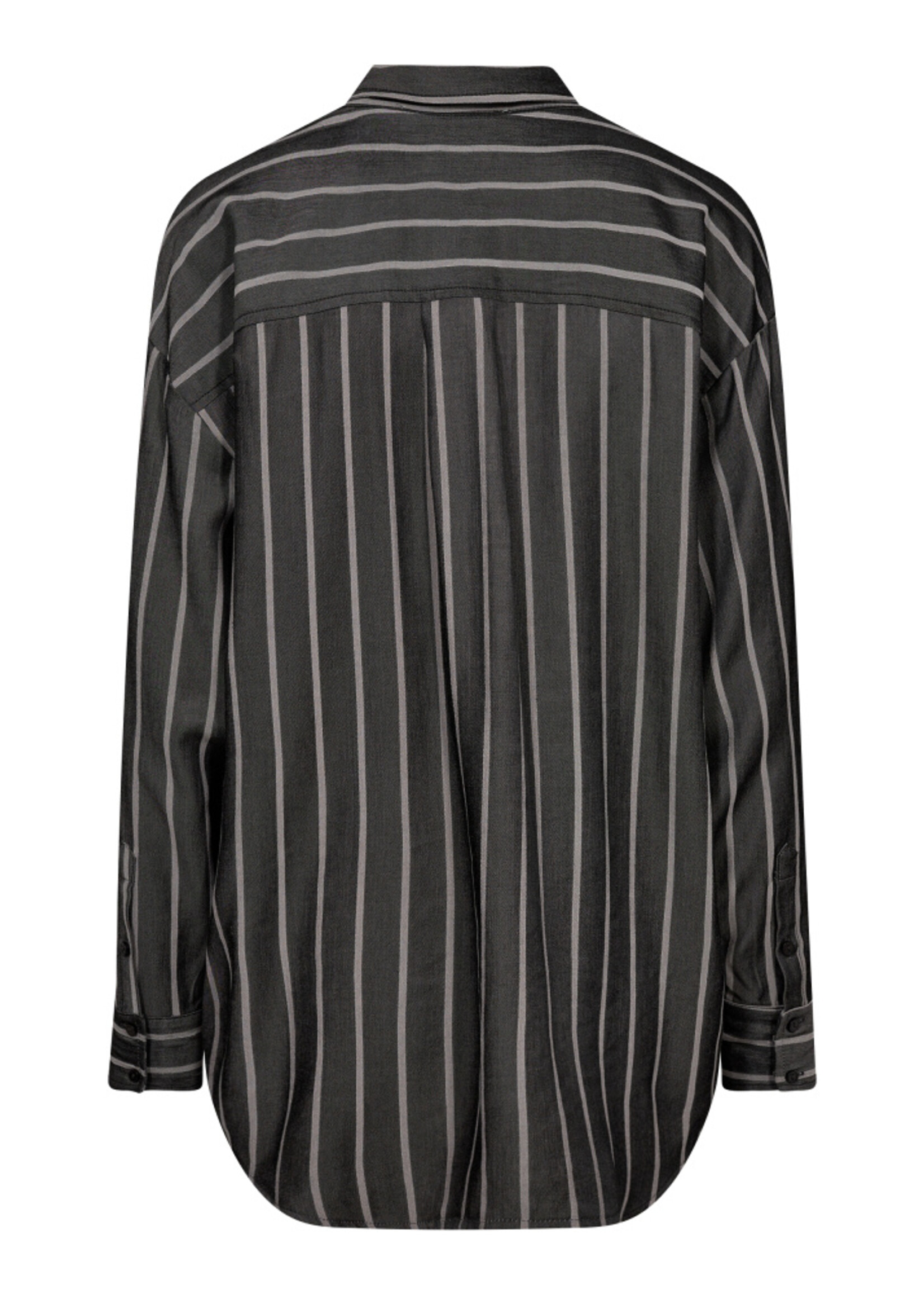 Co'Couture SueCC Stripe Oversize Shirt - Black