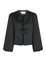 Neo Noir Daliska Dull Satin Blouse - Black