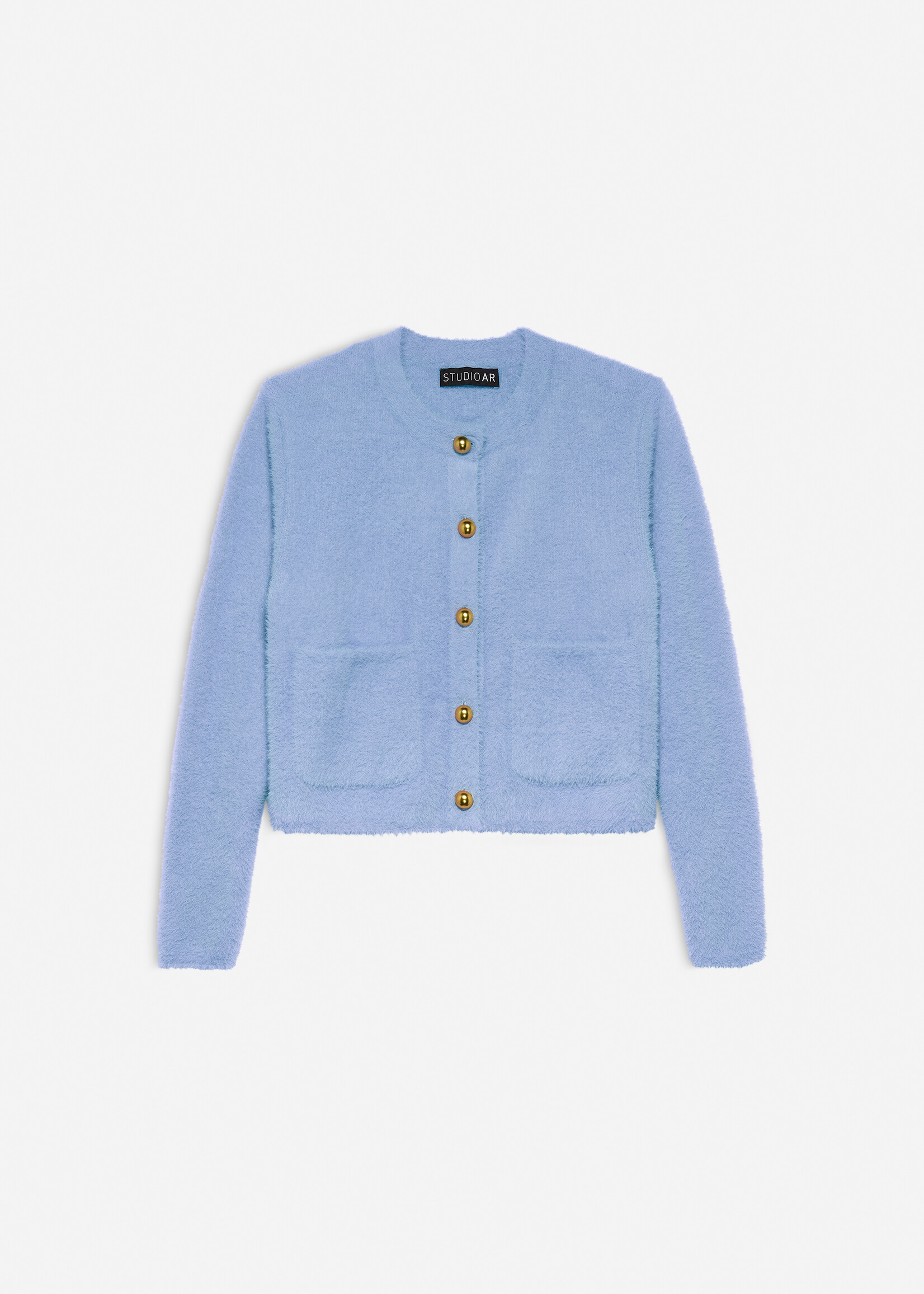 STUDIO AR STELLA Fluffy Knit - Soft Blue