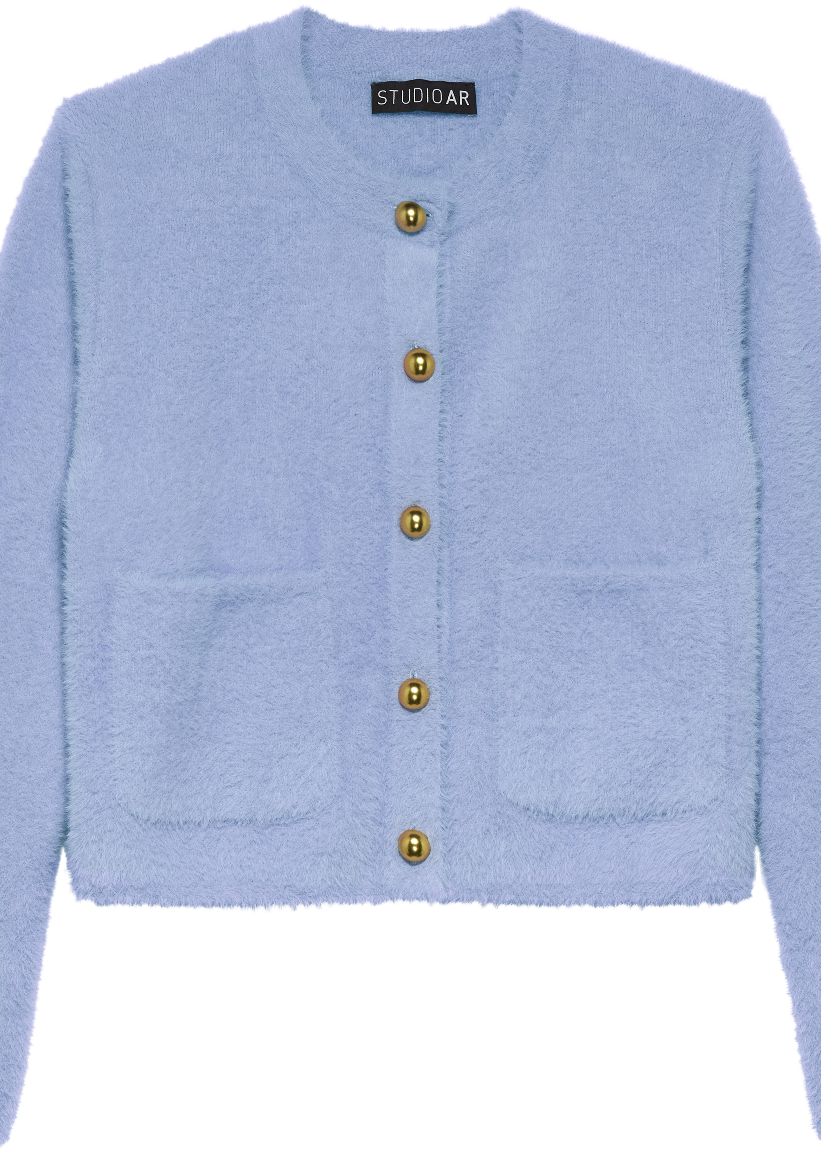 STUDIO AR STELLA Fluffy Knit - Soft Blue