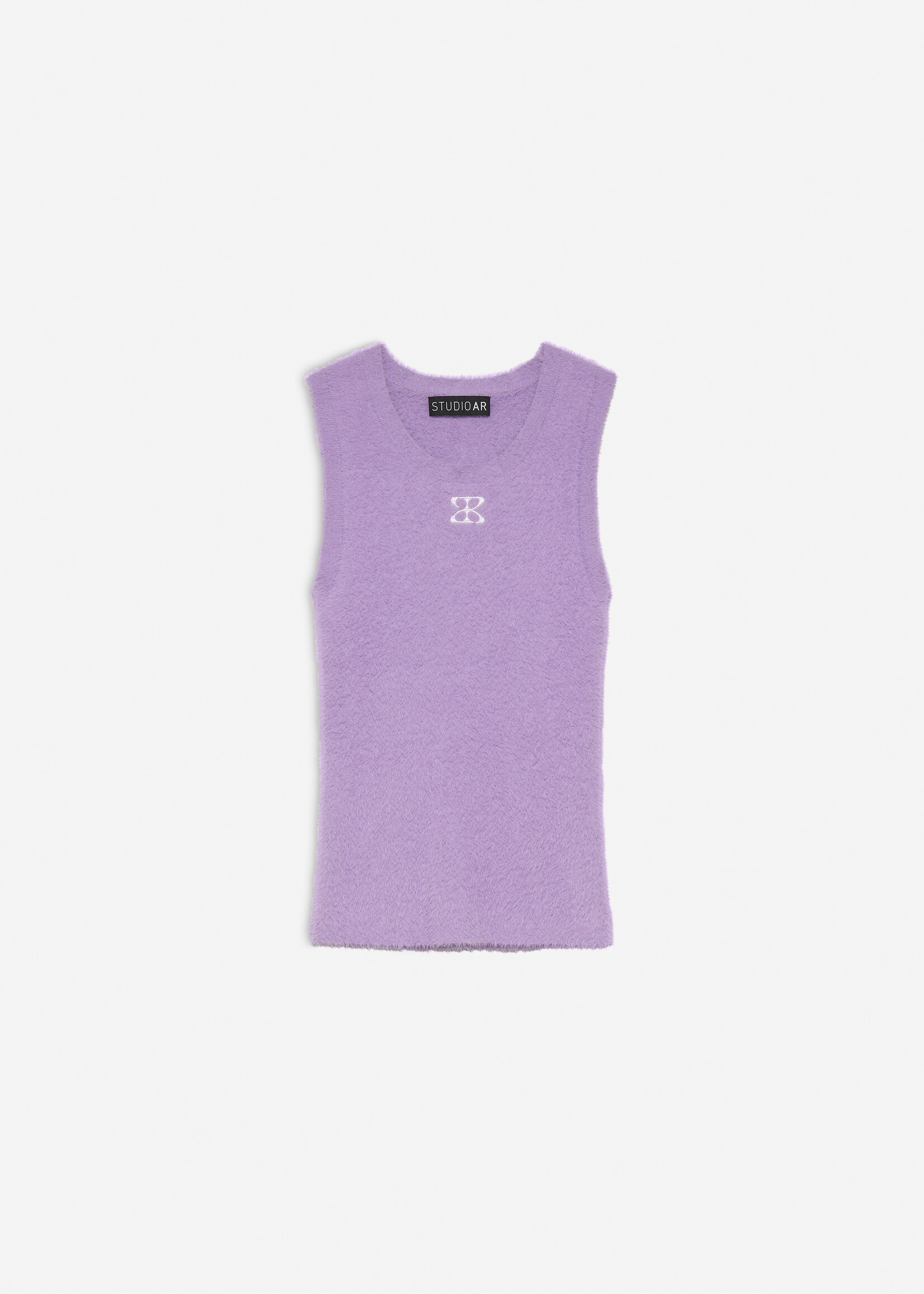 STUDIO AR DORICE Fluffy Knit - Iris Purple