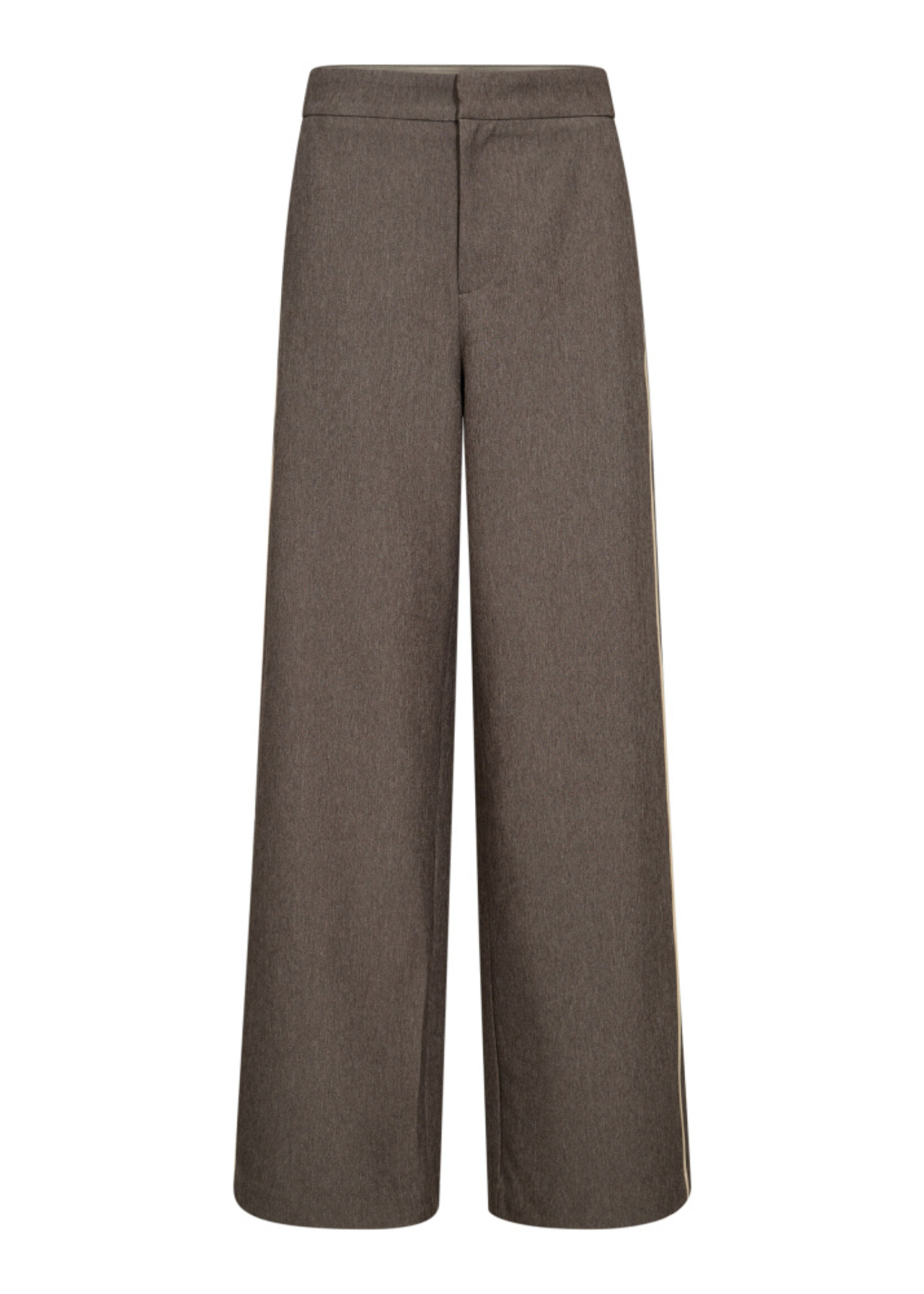 Co'Couture NanaCC Piping Wide LL Pant - Mink