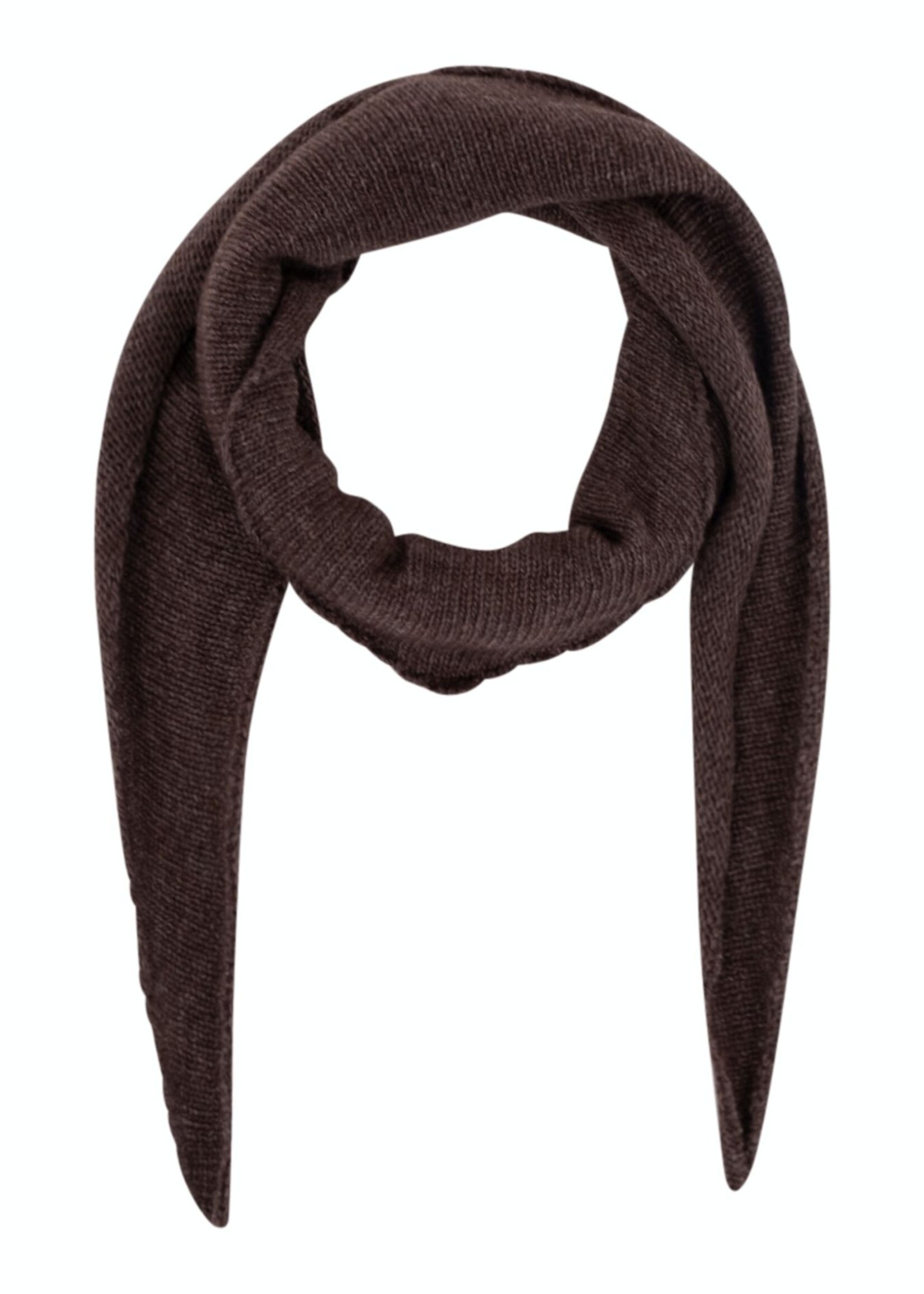 Neo Noir Misty Knit Scarf - Dark Brown