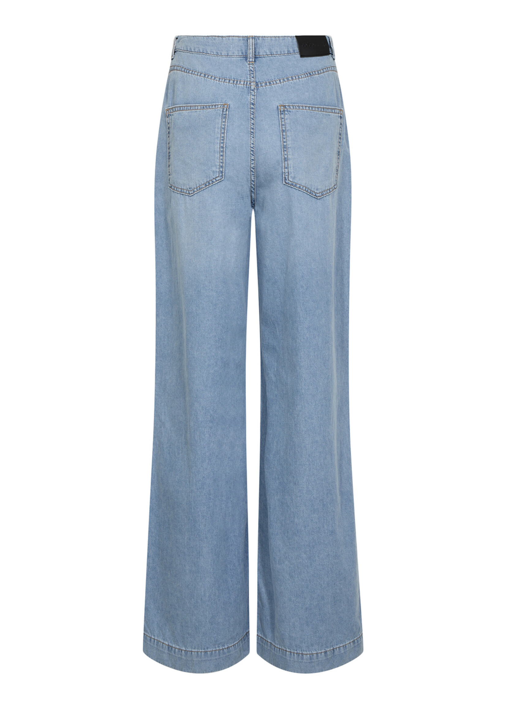 Co'Couture CindyCC Eyelet Wide LL Jeans - Denim