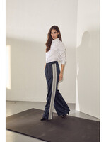 HAUTE L'AMITIÉ Baggy Track Tall Pants - Navy