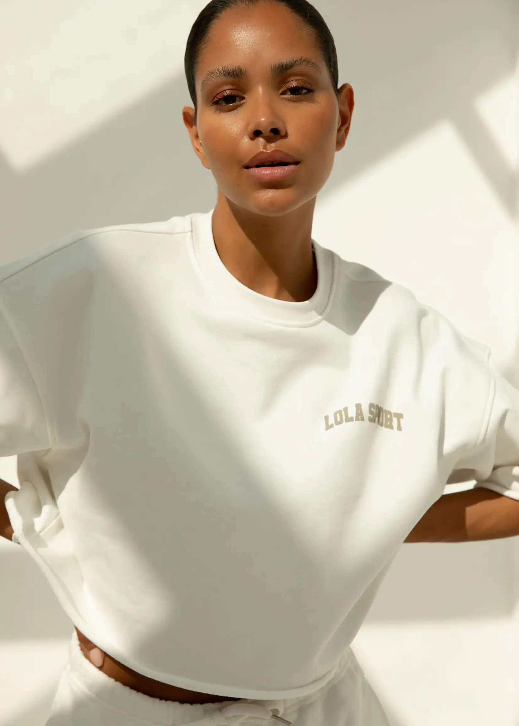 The Lola Club Amber Tee - White