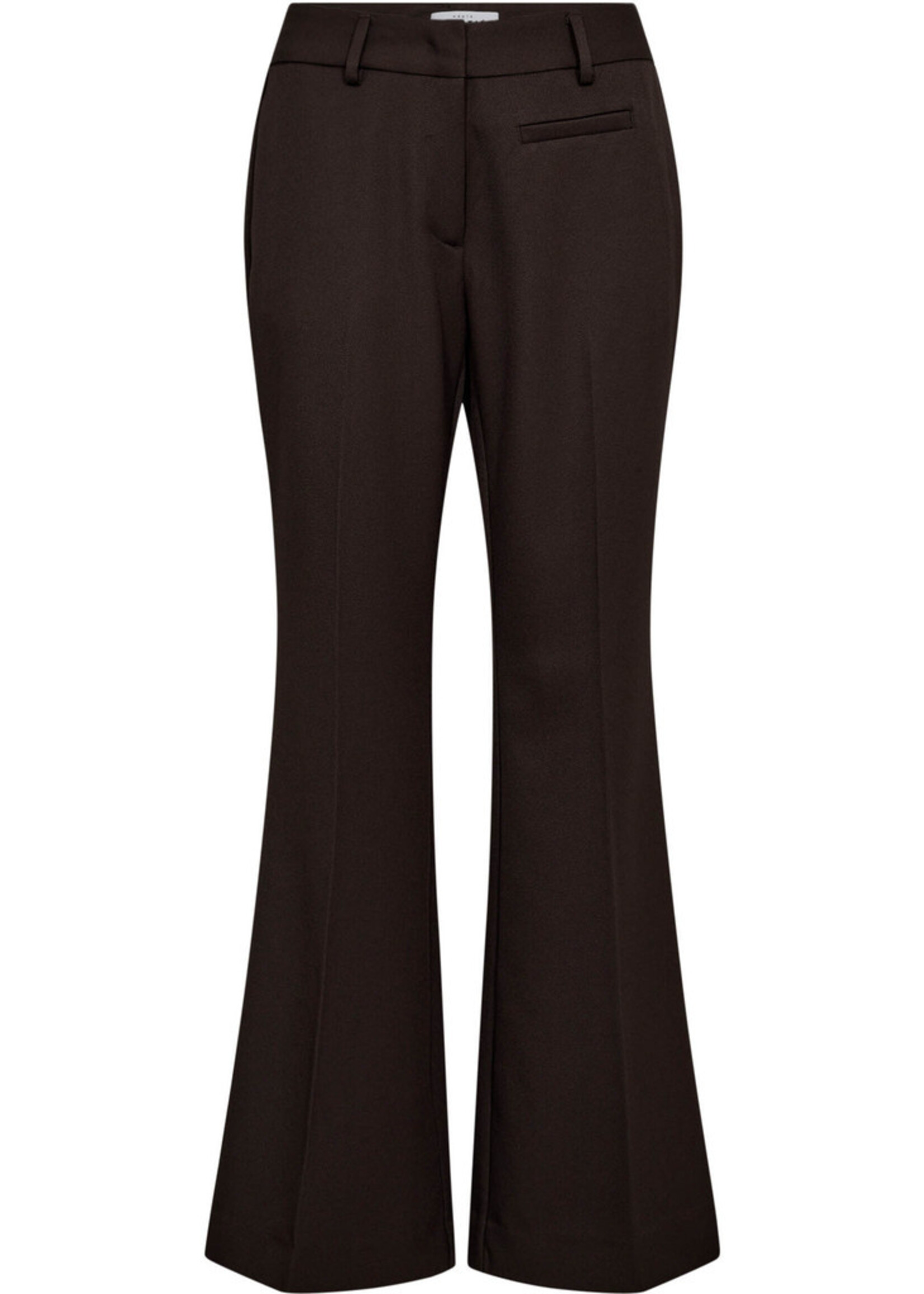 HAUTE L'AMITIÉ Premiere Plain Tall Pant - Mocca