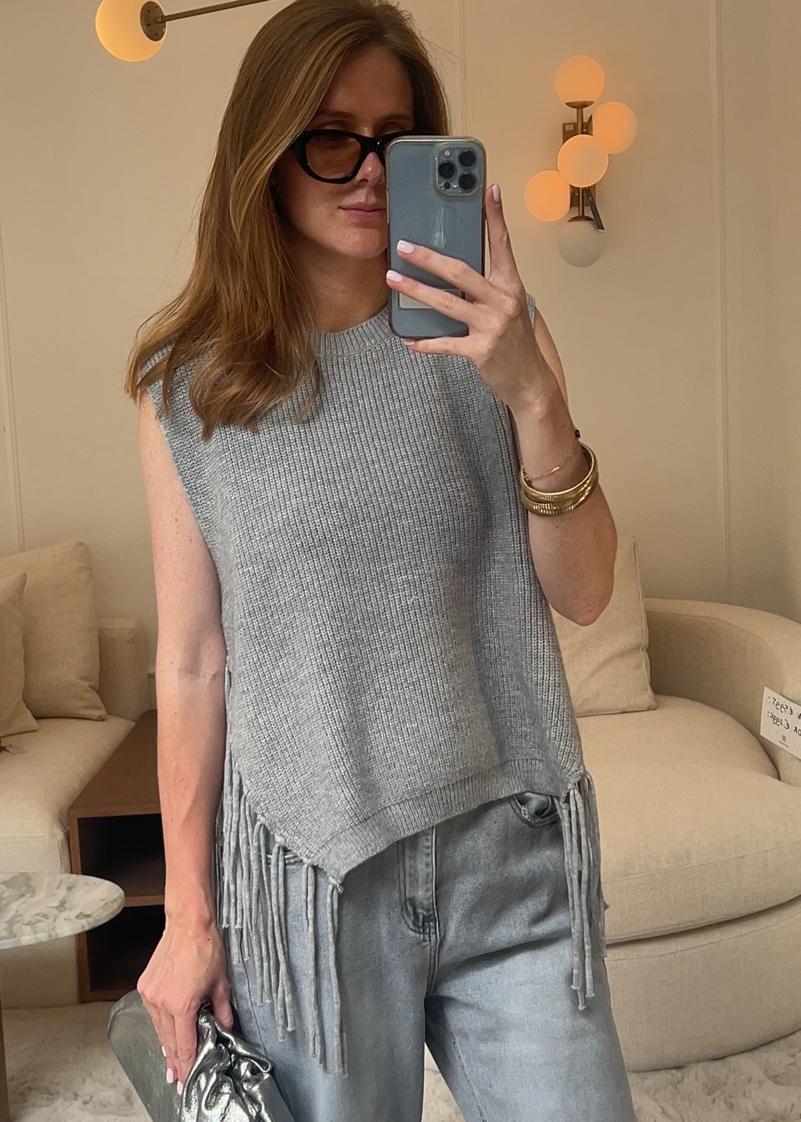 Fabergé Fashion Dina Top - Grey
