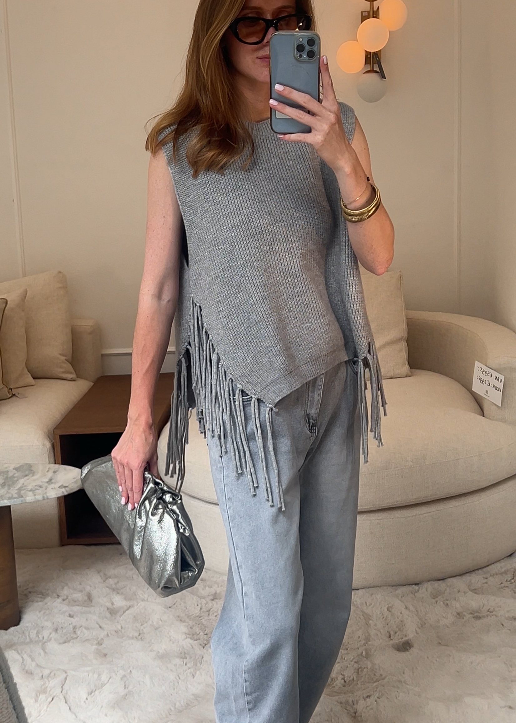 Fabergé Fashion Dina Top - Grey