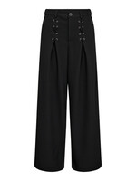 Co’Couture LunaCC Eyelet Wide LL Pant - Black