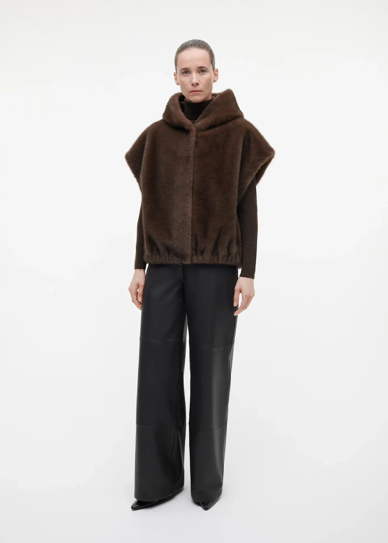 STUDIO AR OLENA Faux Mink - Choco