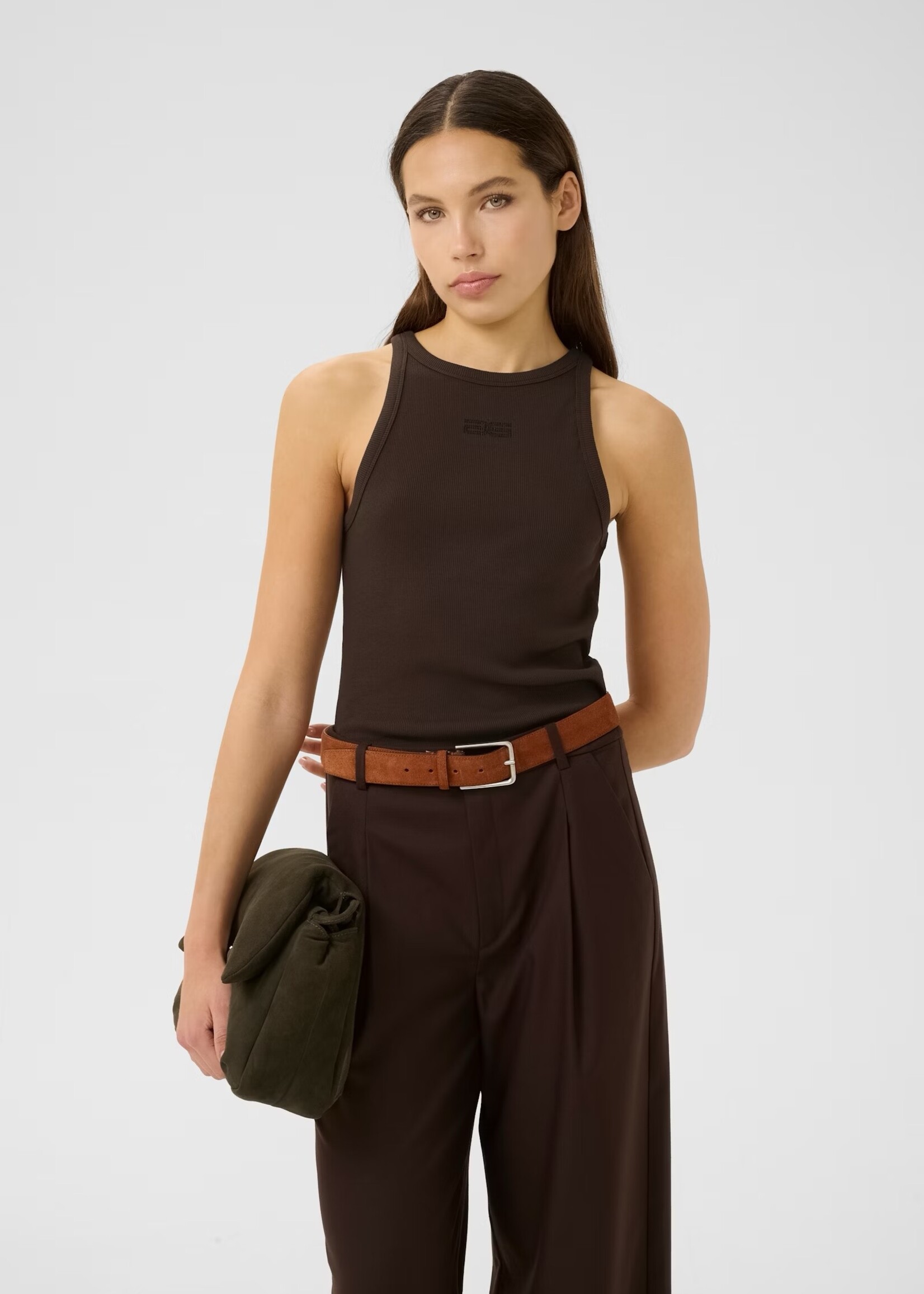 Gestuz Drew Rhinestone Logo Tank - Molé