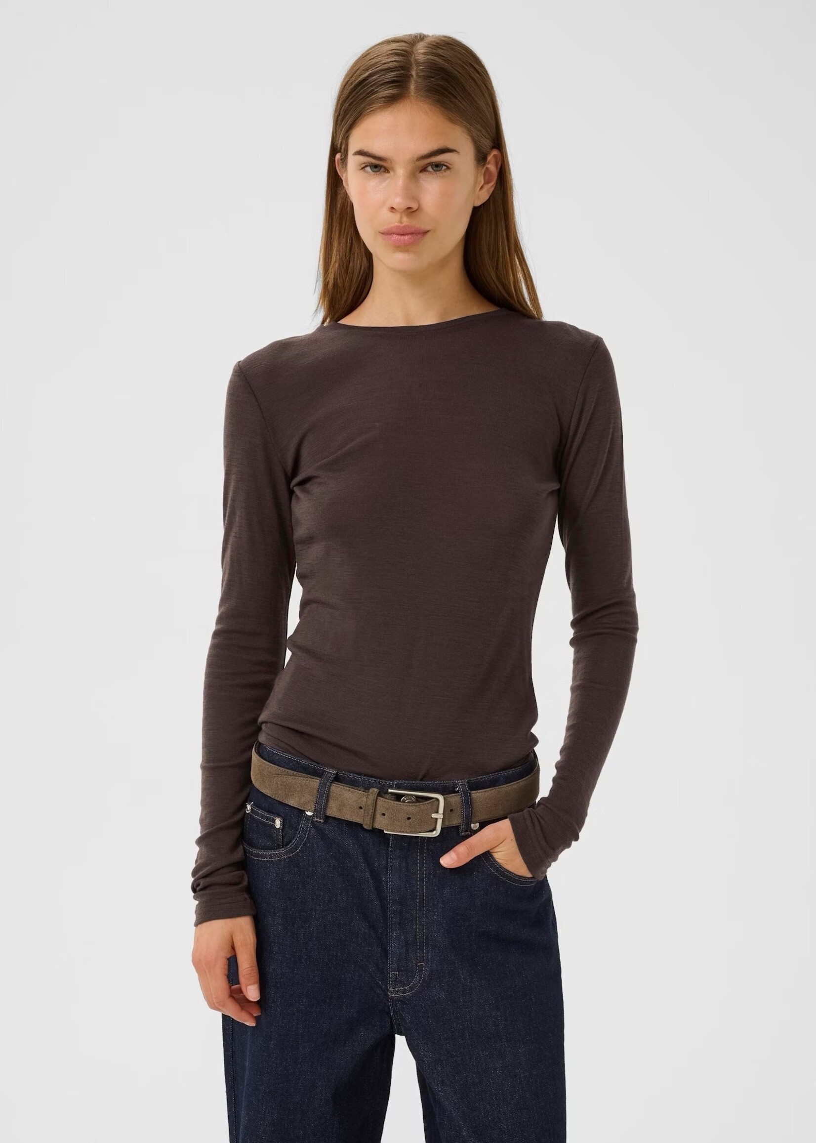 Gestuz NiniaGZ Wool roundneck - Molé