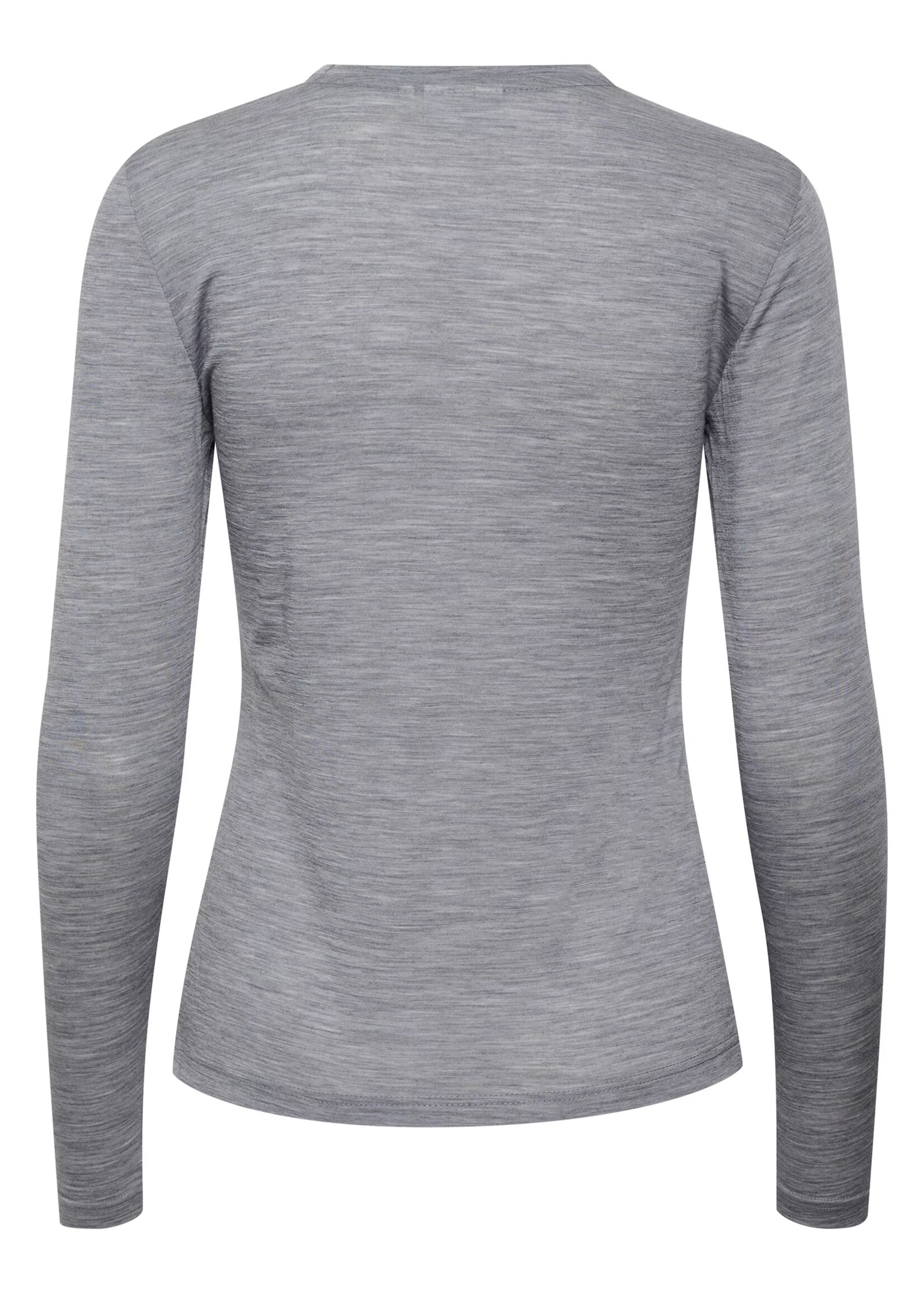 Gestuz NiniaGZ Wool roundneck - Grey Melange