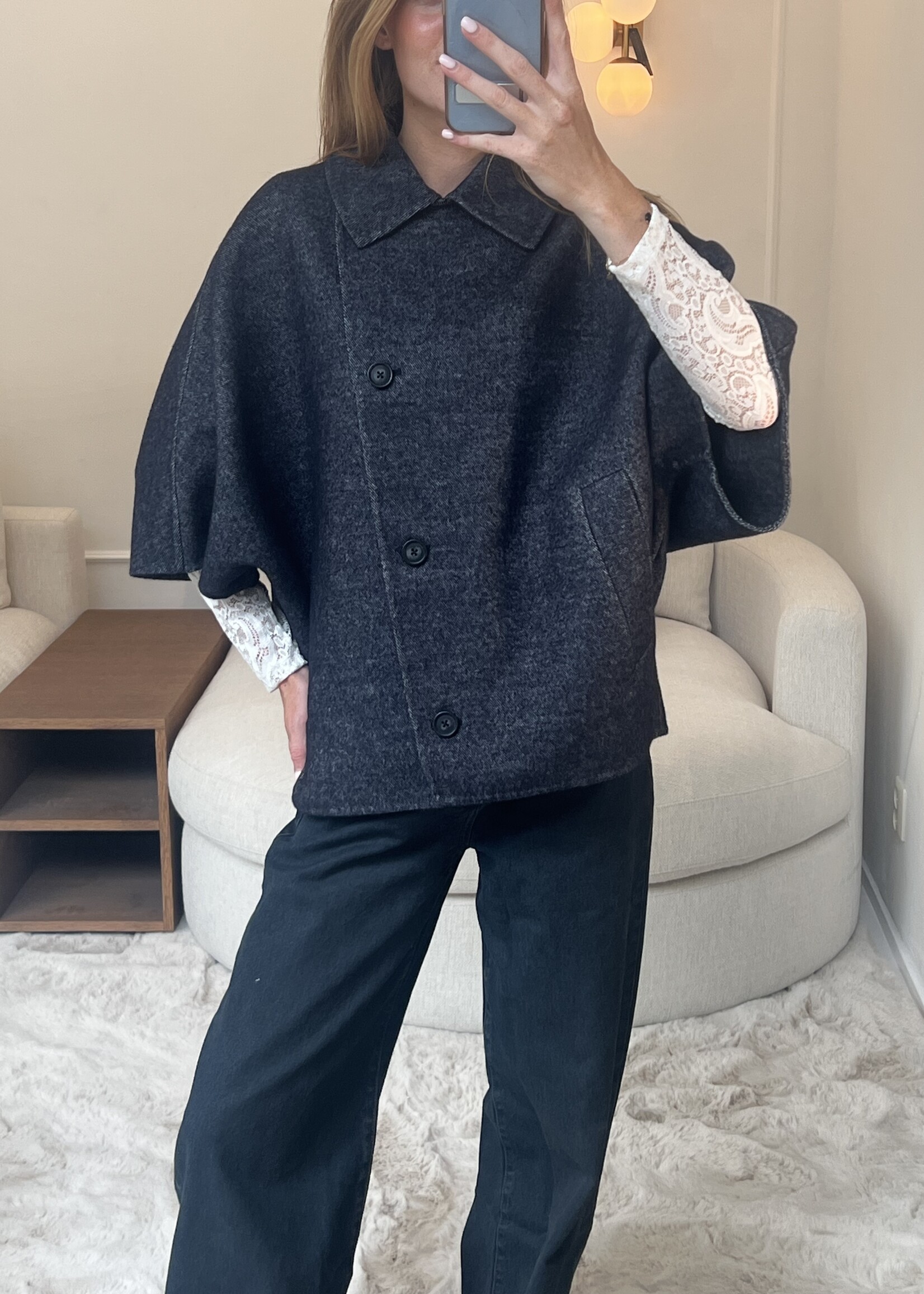 STUDIO AR AVY Wool Blend - Denim