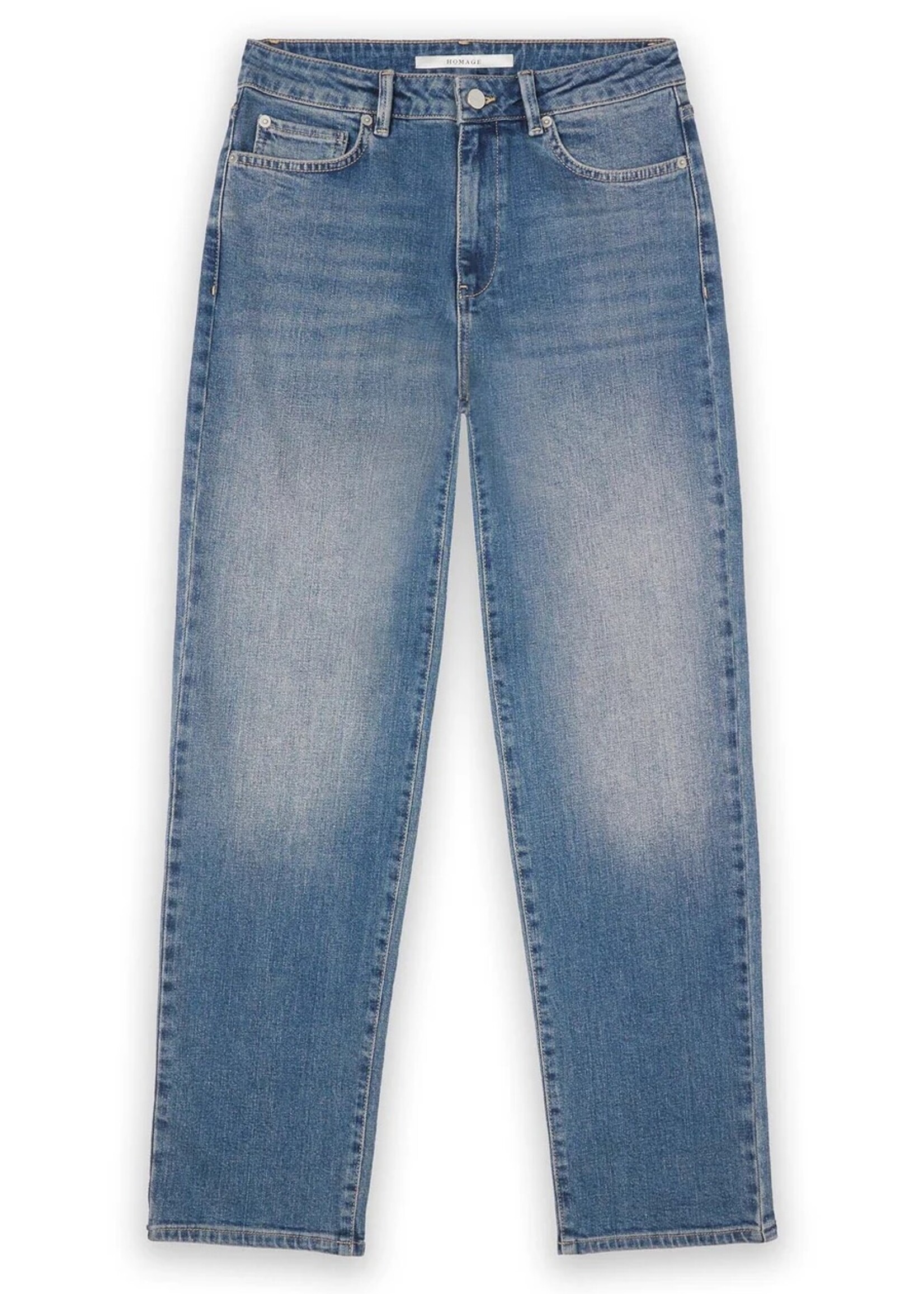 HOMAGE Scotti - Relaxed Straight Jeans - Retro Blue