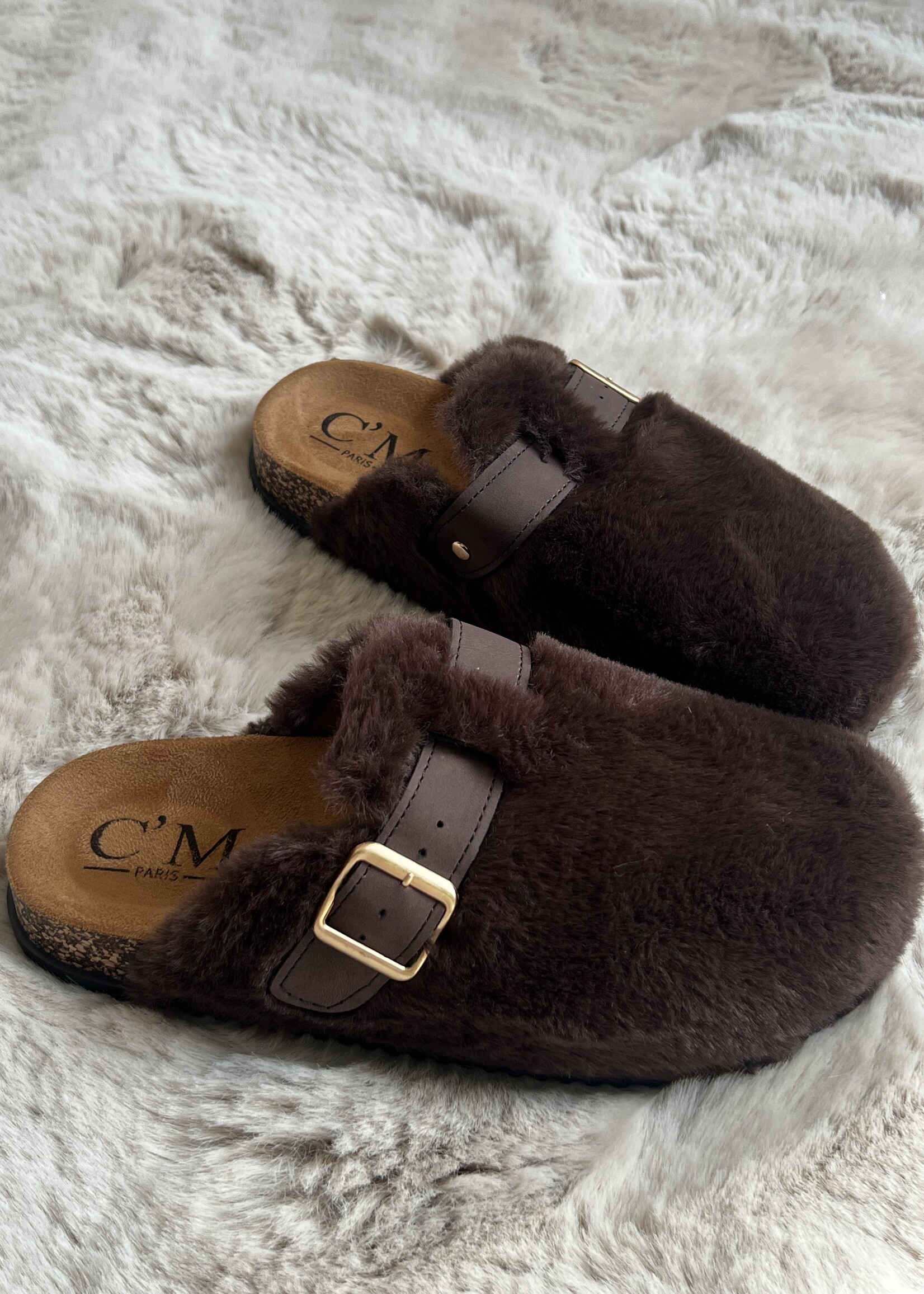 Fabergé Fashion Bowi Clogs - Brown