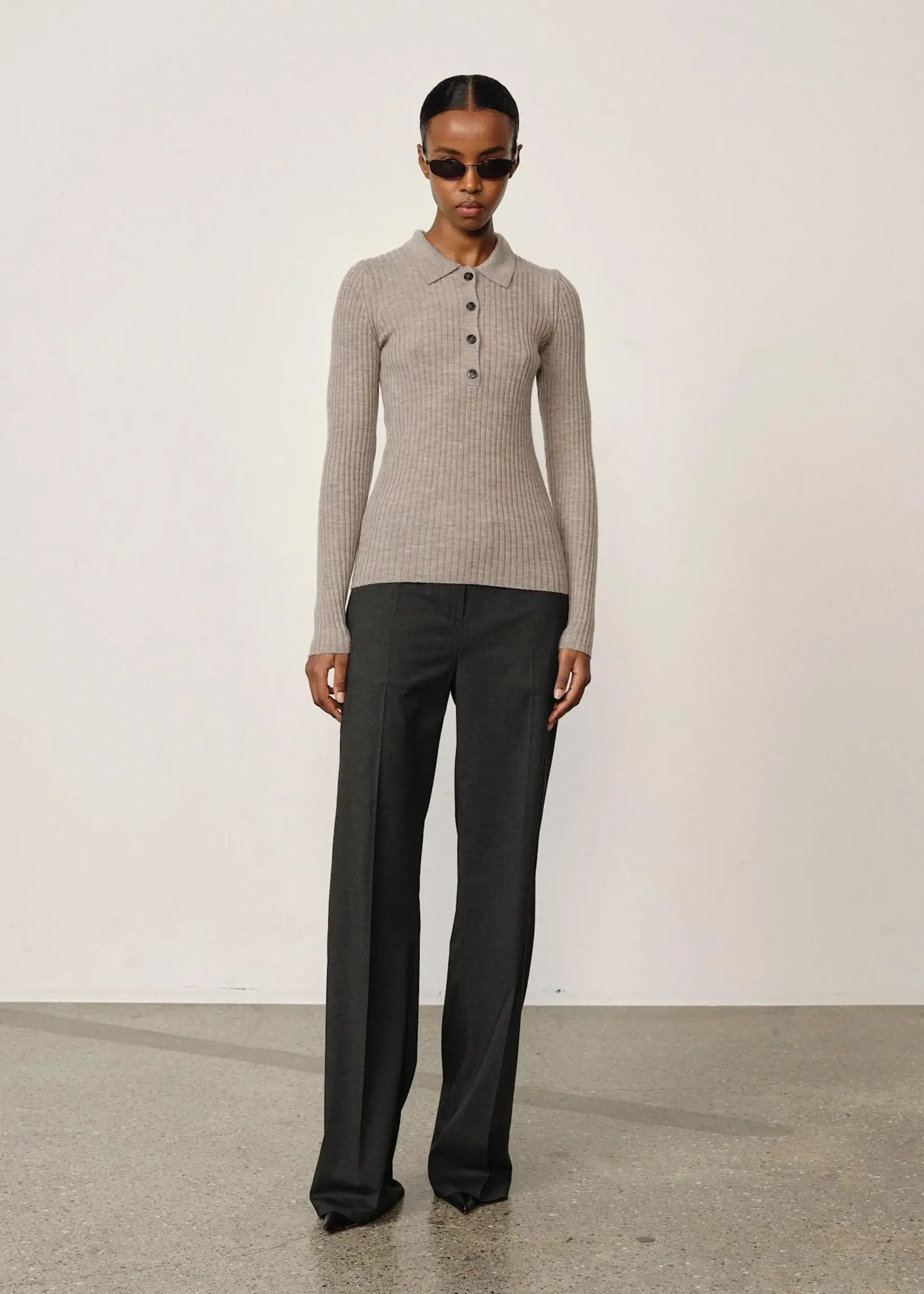 Herskind Cadee Knit Blouse - Light Taupe