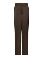 Neo Noir Emmett Heavy Sateen Pants - Dark Brown