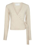 Neo Noir Tilfa Knit Wrap Blouse