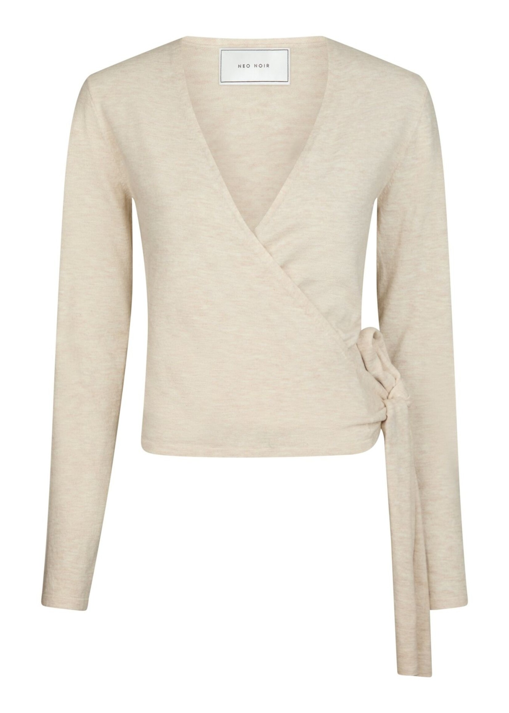 Neo Noir Tilfa Knit Wrap Blouse