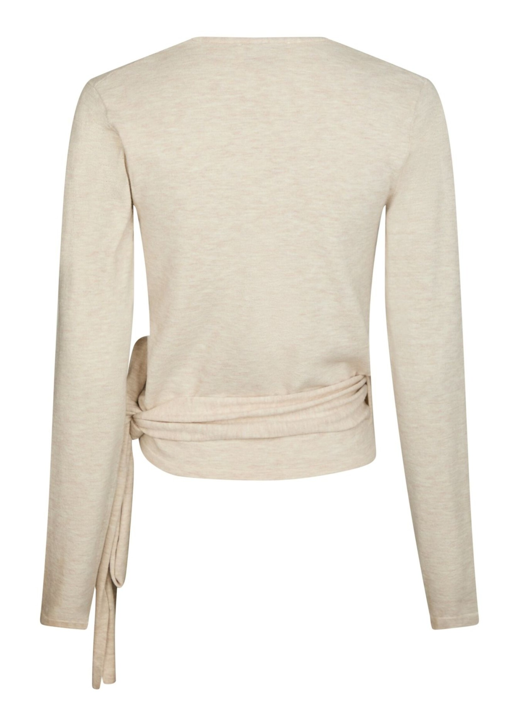 Neo Noir Tilfa Knit Wrap Blouse