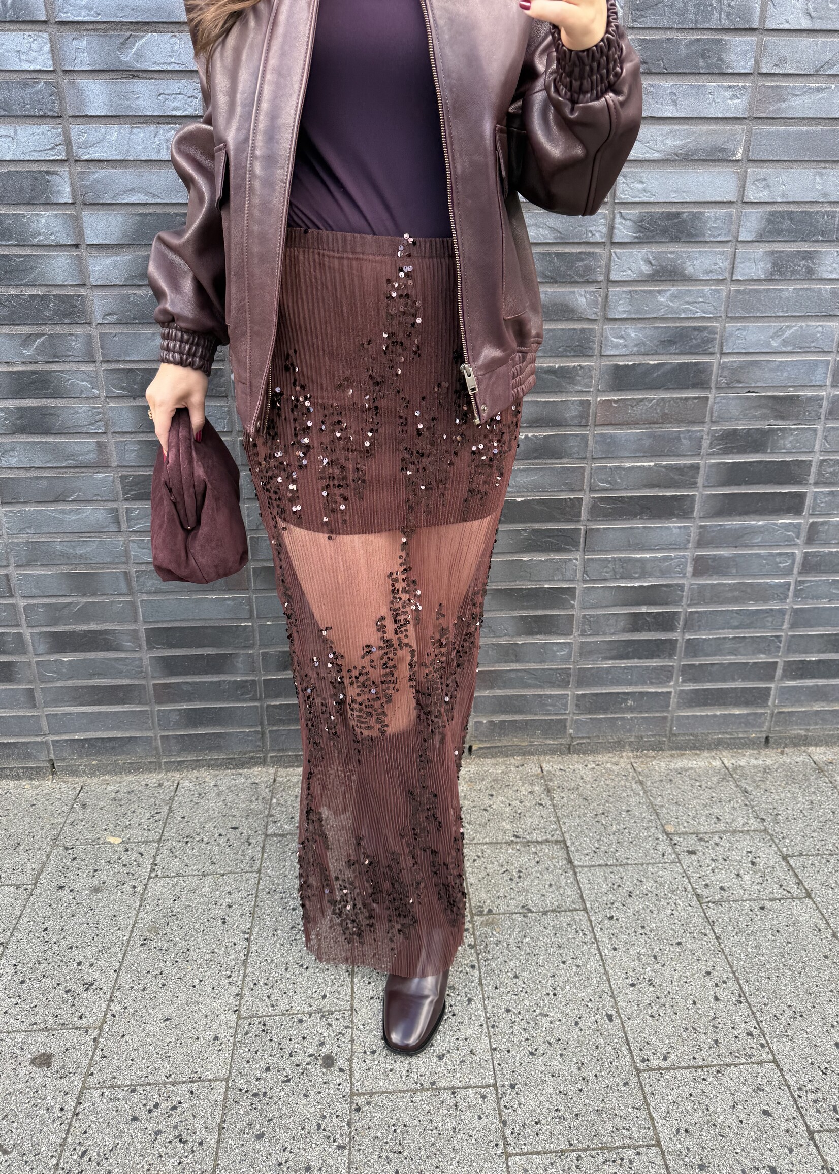 Fabergé Fashion Kimmy Skirt - Bordeaux