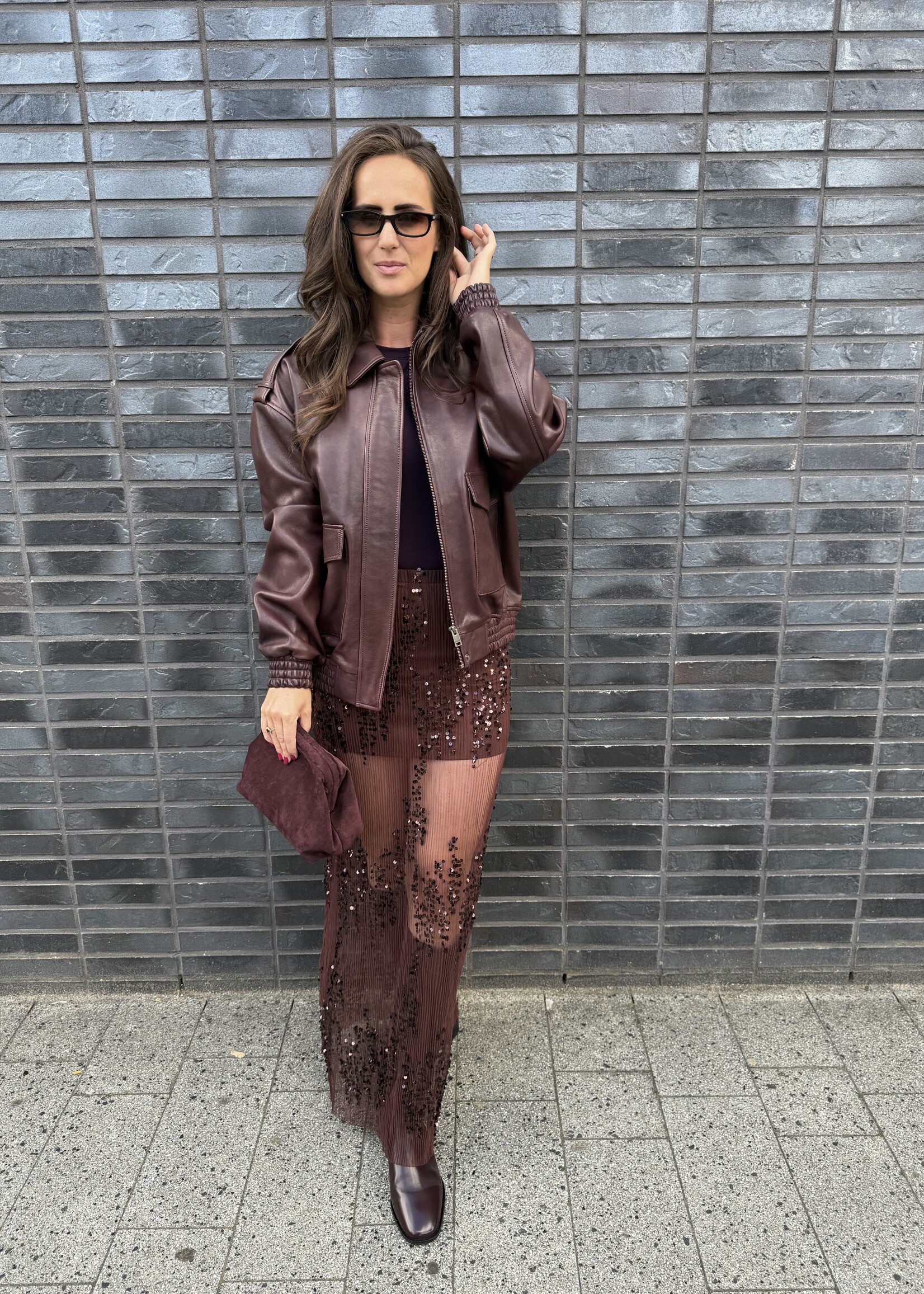 Fabergé Fashion Kimmy Skirt - Bordeaux