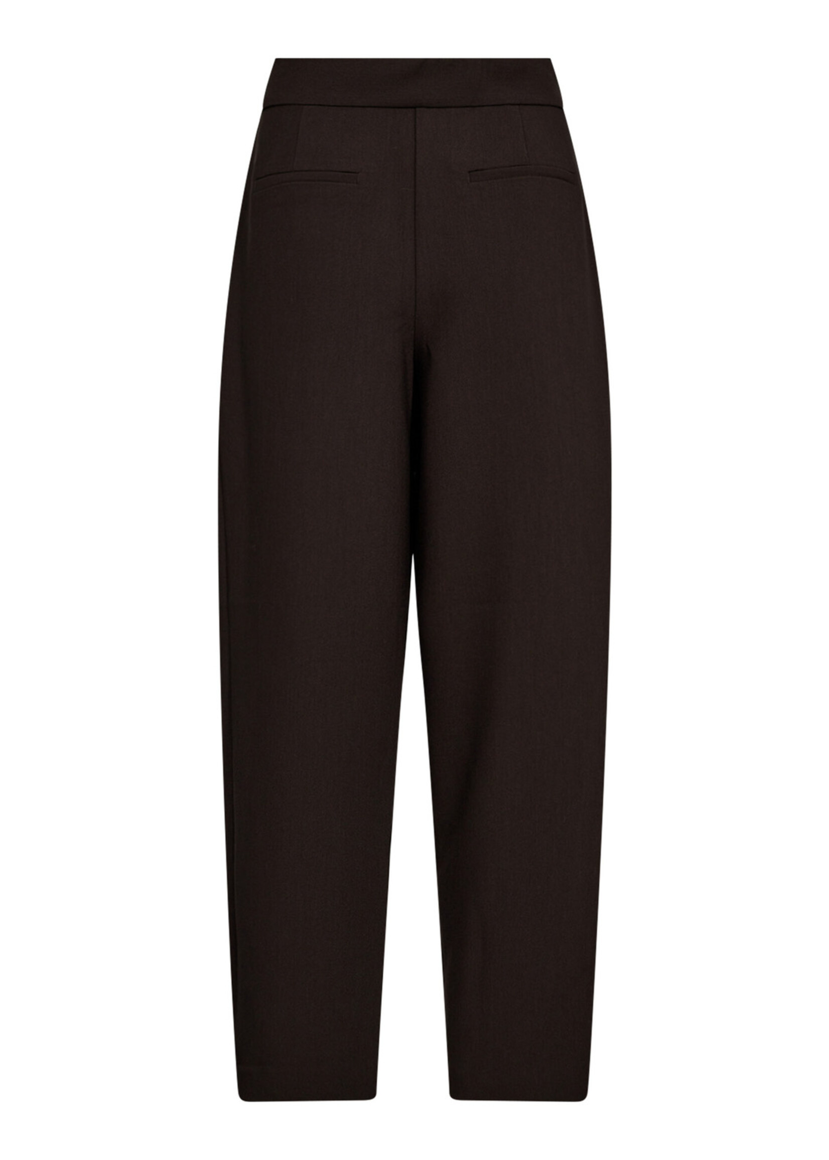 Co’Couture VolaCC Carrot Pleat LL Pant - Dark Brown