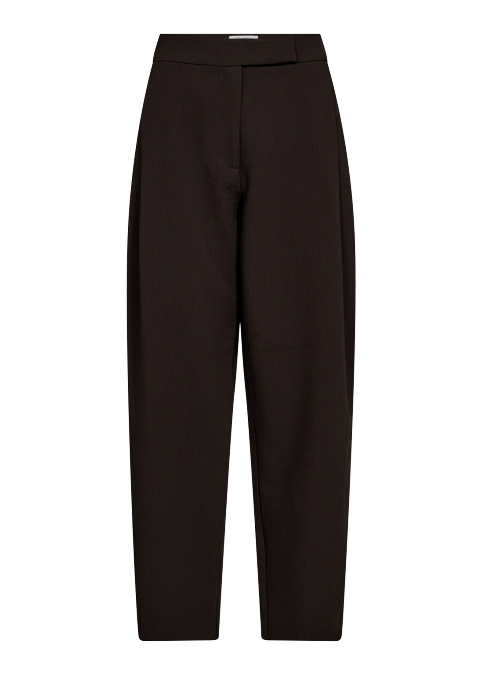 Co’Couture VolaCC Carrot Pleat LL Pant - Dark Brown