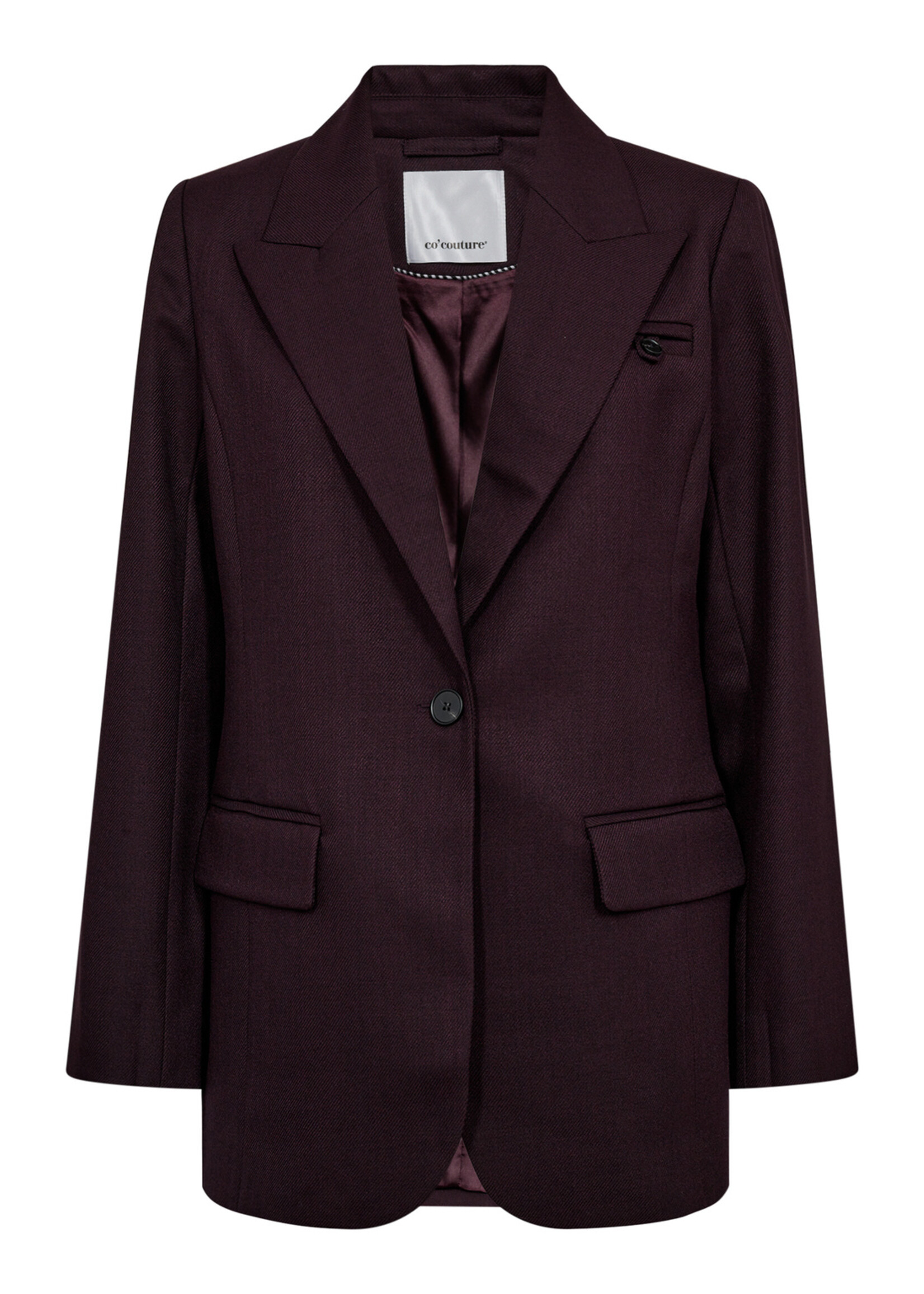 Co’Couture AlmiraCC Fitted Blazer - Plum