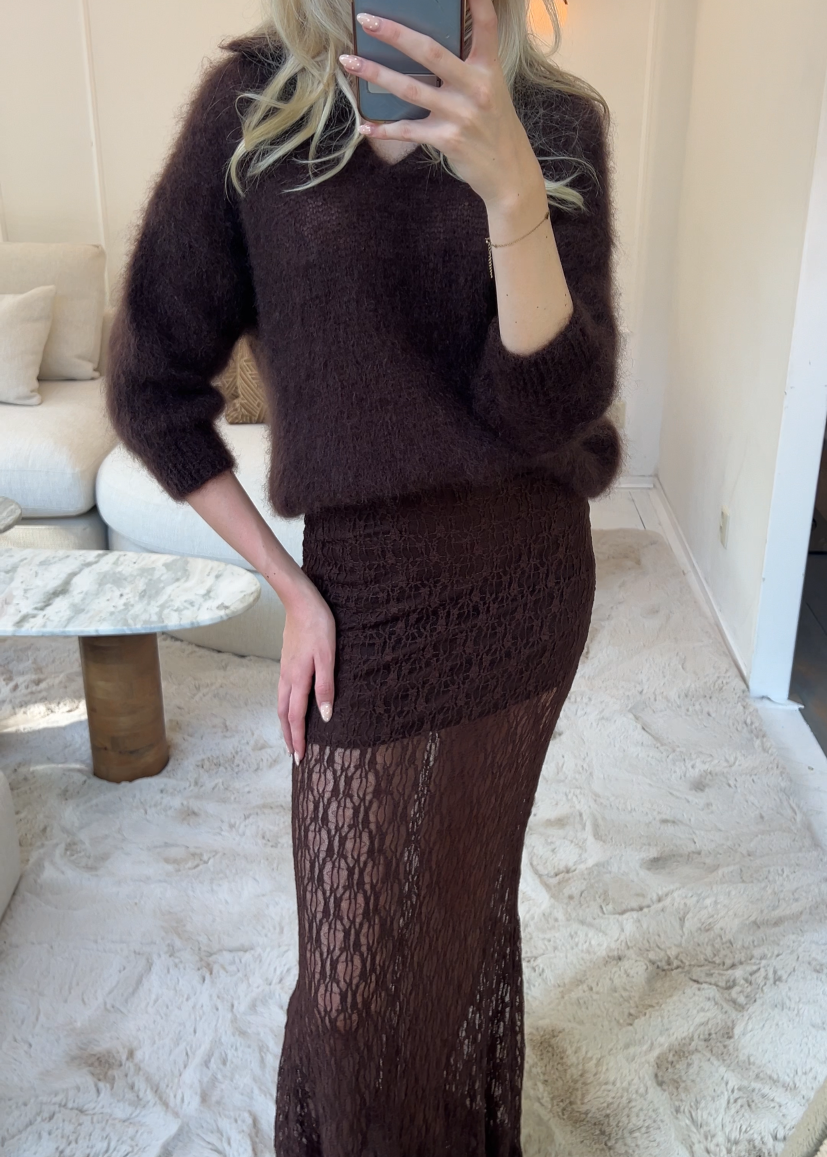 Fabergé Fashion Kenny Skirt - Brown