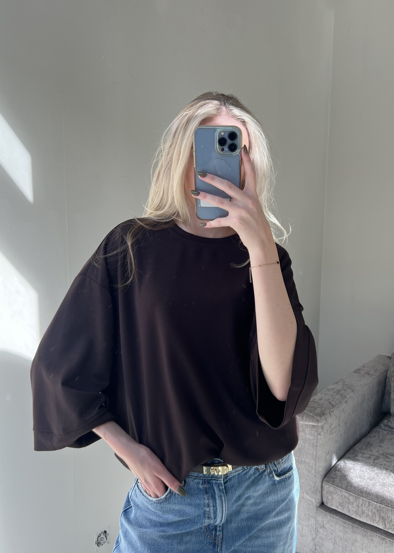 Fabergé Fashion Elle Top - Brown