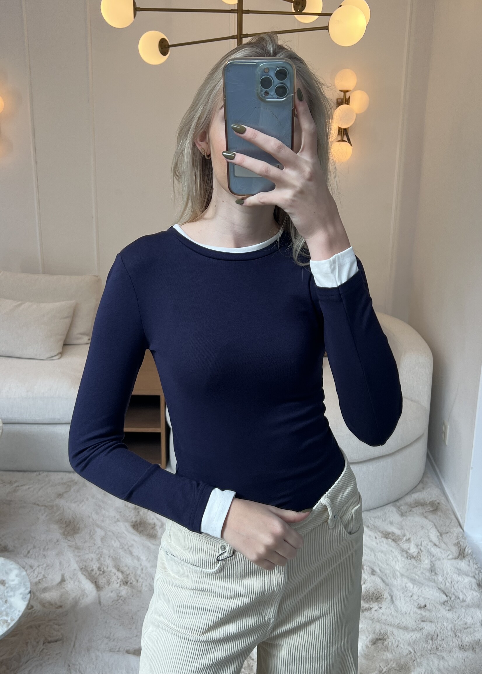 Fabergé Fashion Mila Shirt - Dark Bleu