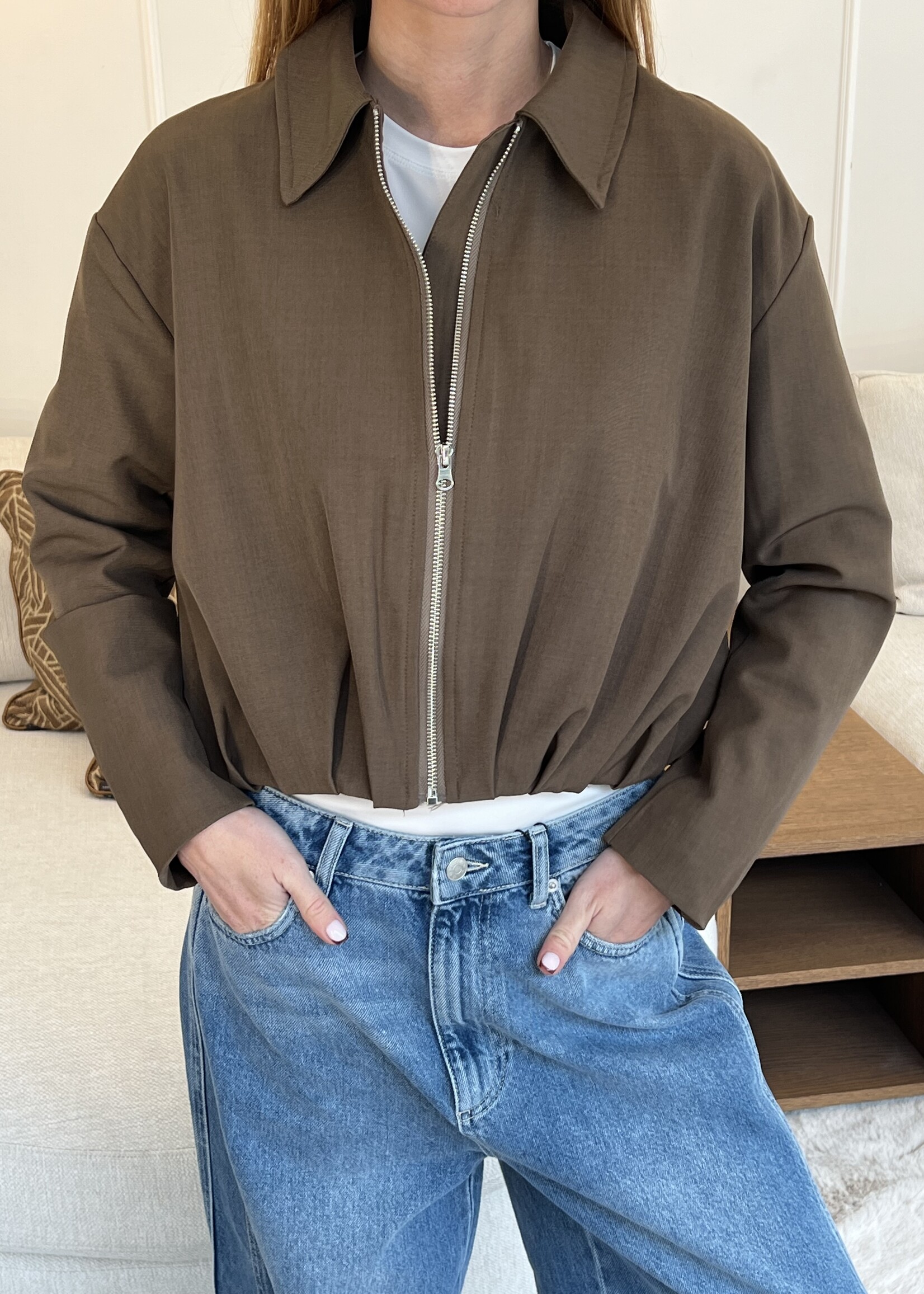Fabergé Fashion Levi Jacket - Taupe