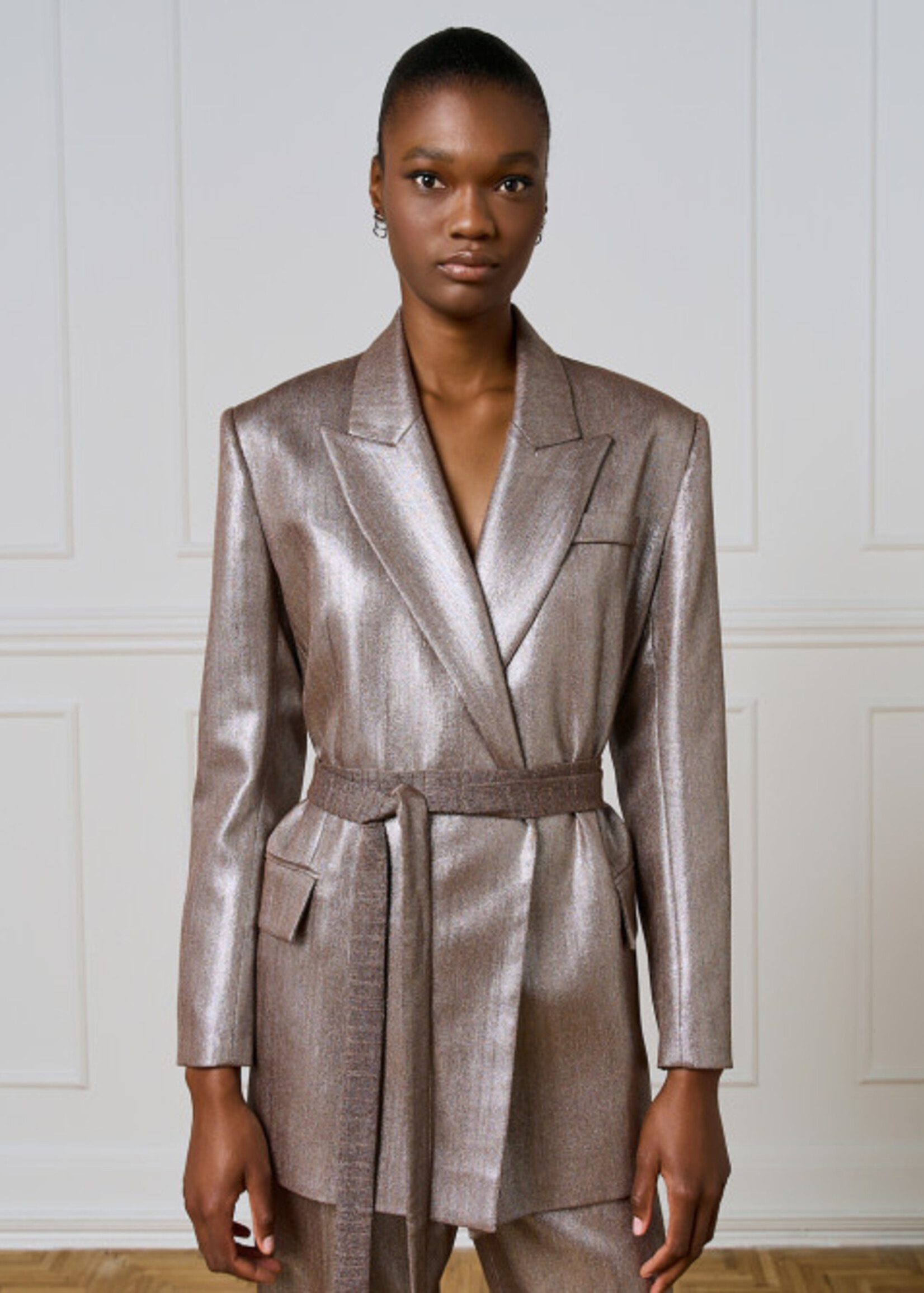 Access 541054143 - Long Metallic Blazer