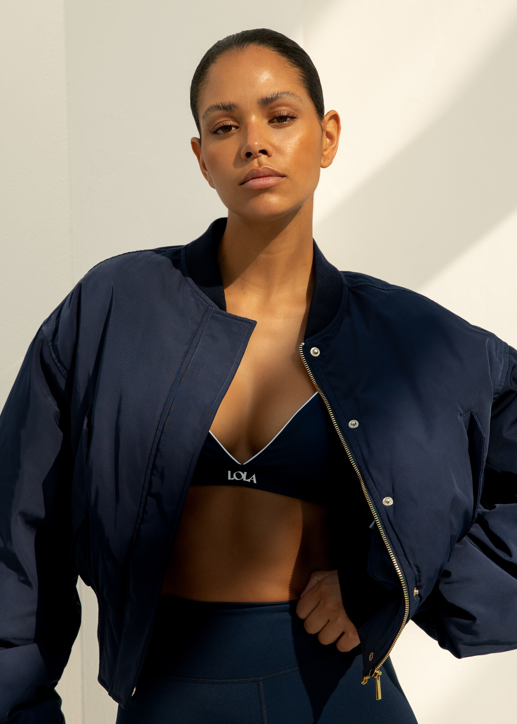 The Lola Club Leah Bomber - Navy