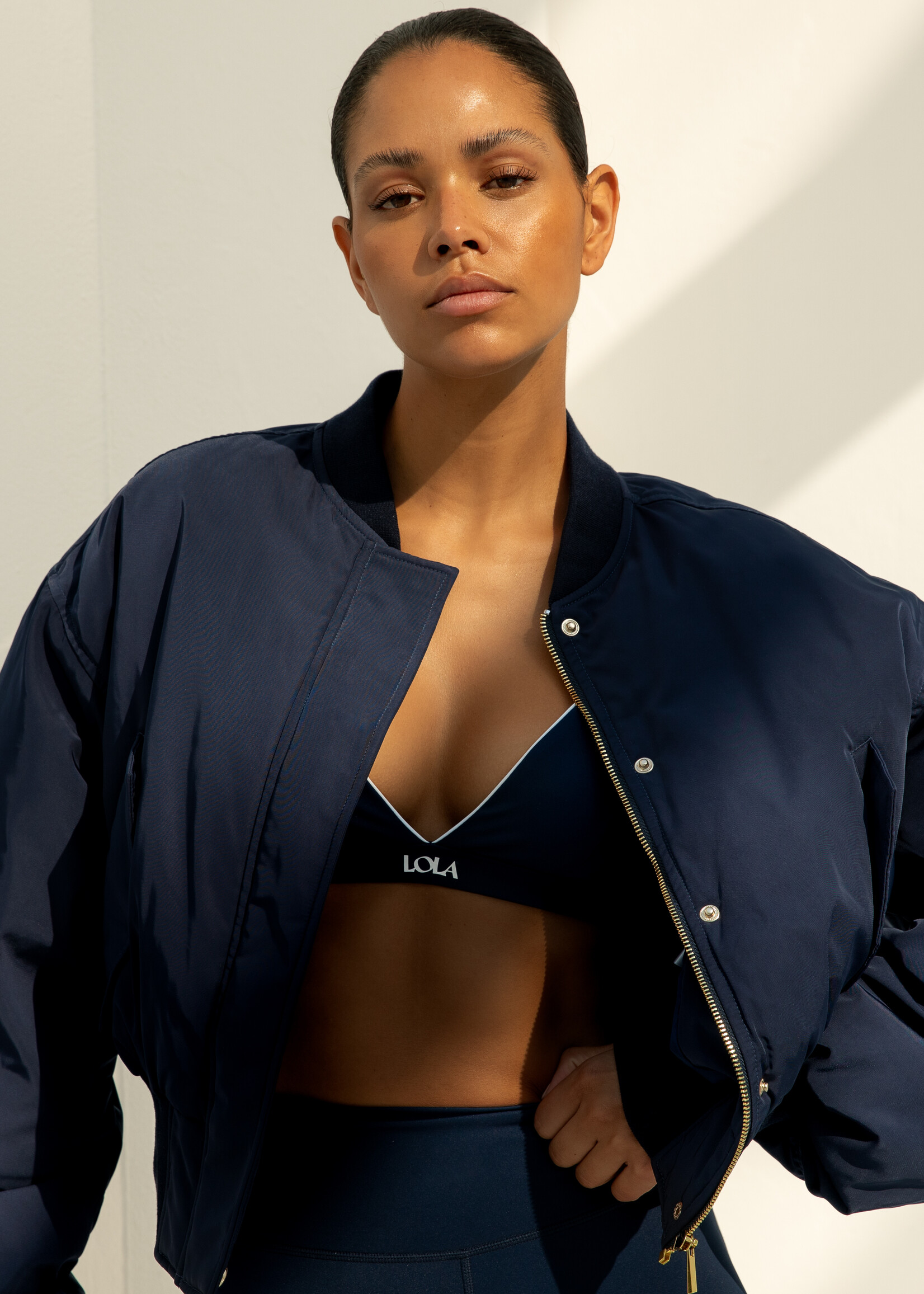 The Lola Club Leah Bomber - Navy