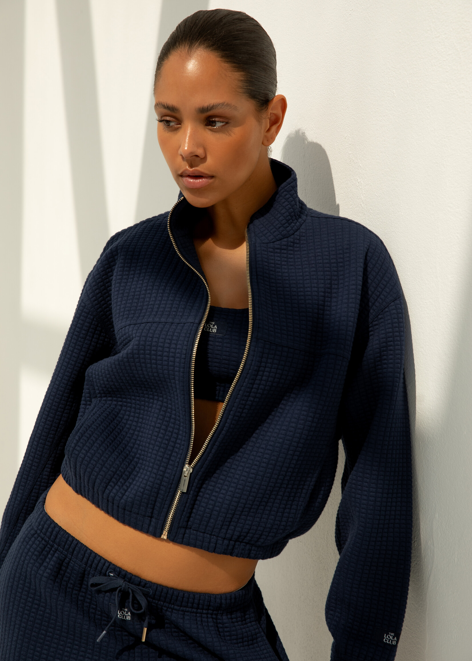 The Lola Club Lena Cardigan - Navy