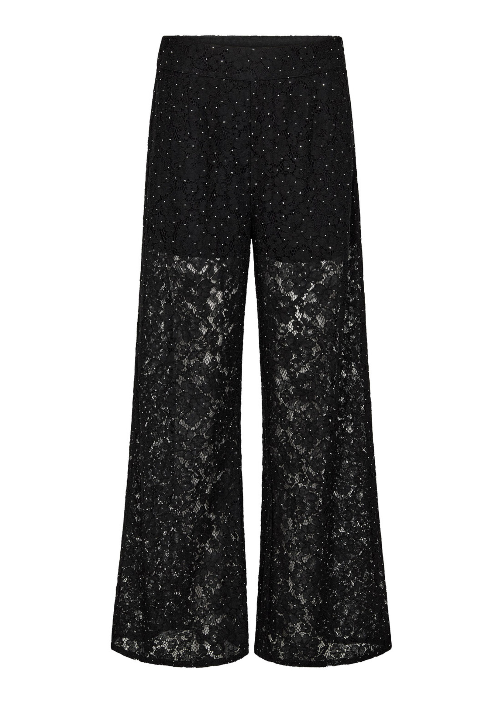 Co’Couture SiaCC Simili Lace LL Pant - Black